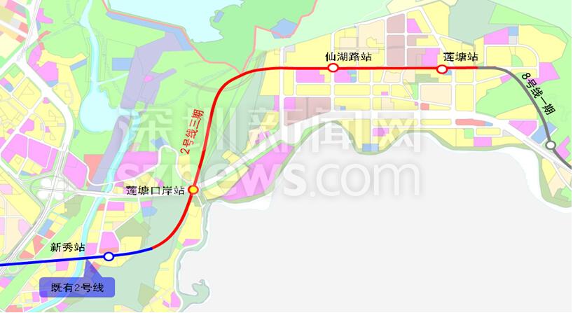 深圳地鐵2號線東延段（站點、線路圖、開通時間、最新消息）